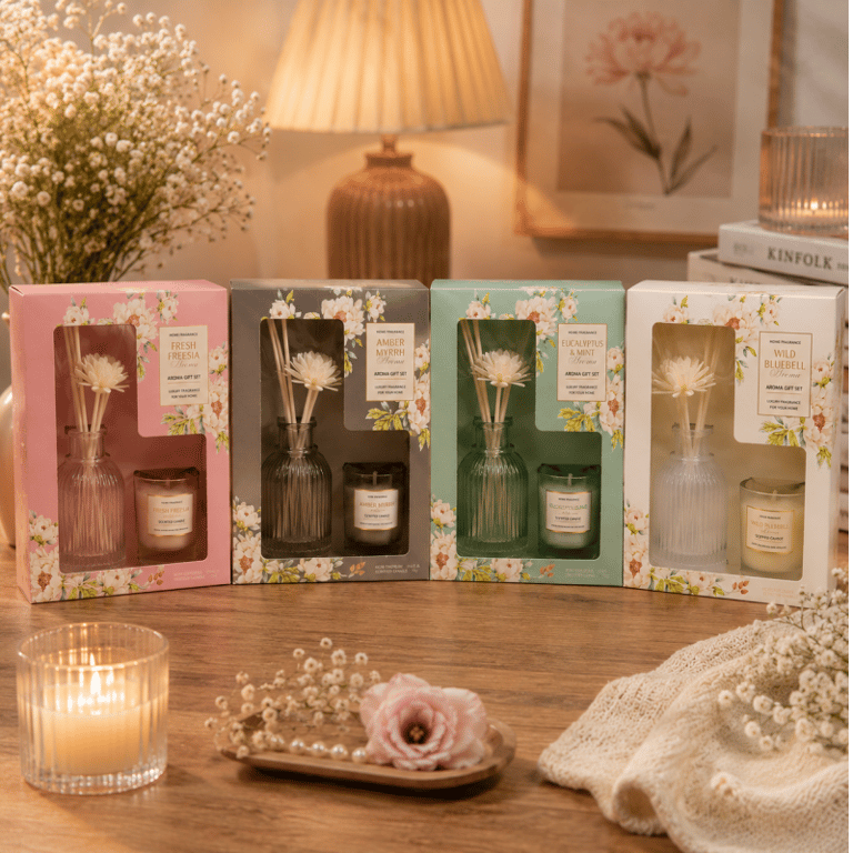Kit Decorativo Difusor e Vela