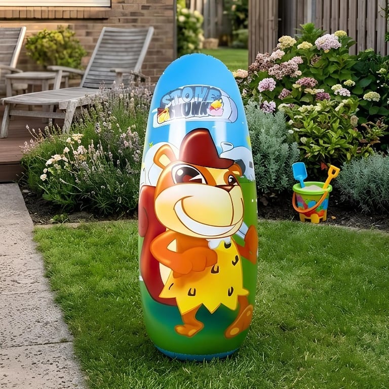 Boneco Infantil João Bobo Inflável 87CM