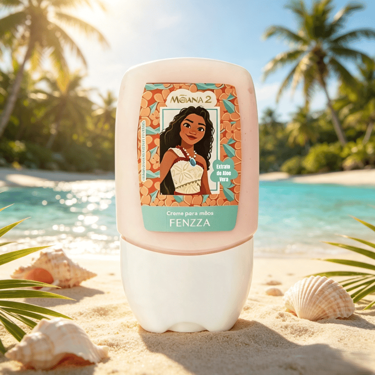 Creme Para Mãos Moana 2 Disney Fenzza 55g