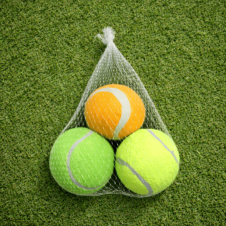 Kit Bola Tipo Tênis Para Cachorro Com 3 Unidades