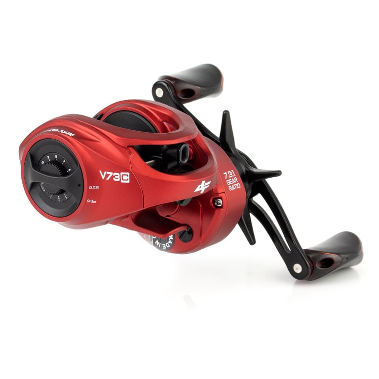 Carretilha De Pesca Profissional V73 5+1 Rolamentos