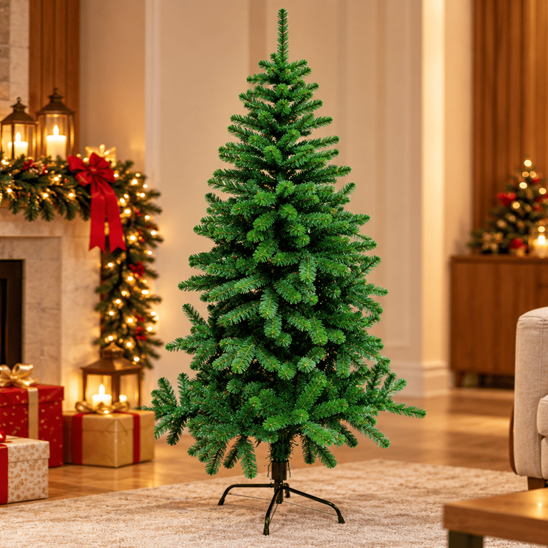 Árvore De Natal Melbourne 210cm 800 Galhos Modelo Sofisticado Para Decoração Natalina