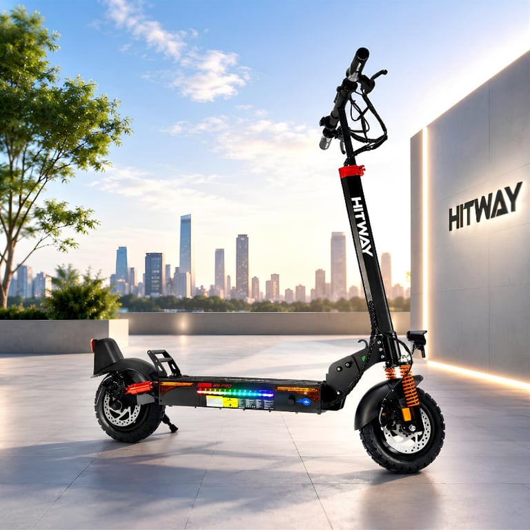 H9 Patinete Elétrico 500 Watts 48V 2AH Autonomia De 60Km Por Carga Velocidade Máxima 25Km Peso Máximo Suportado 150Kg