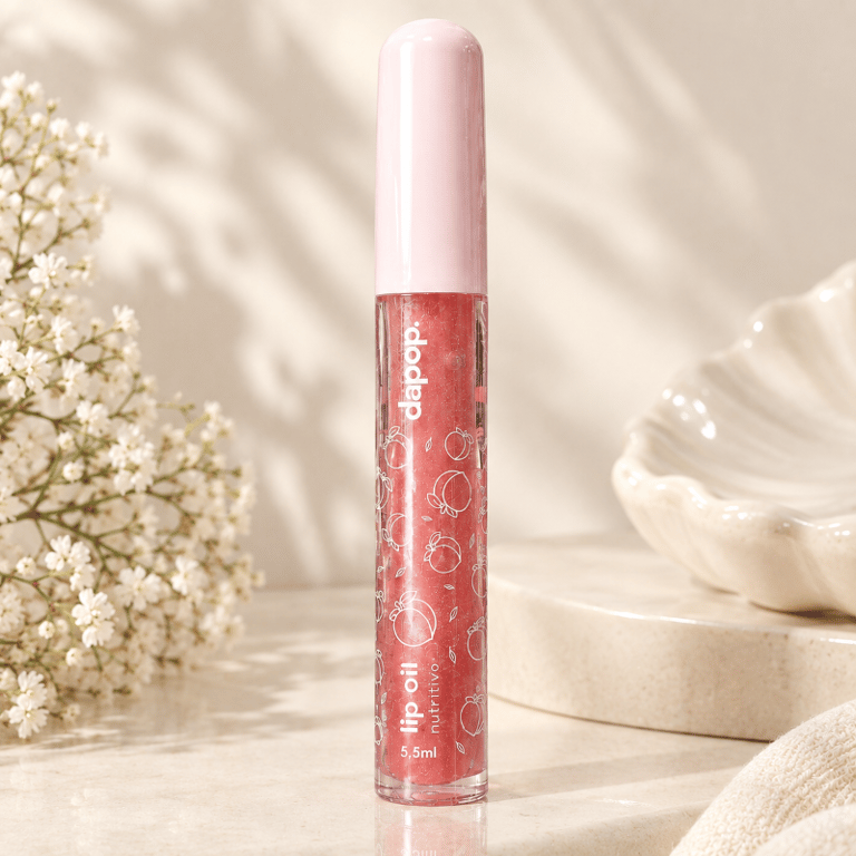 Lip Oil Nutritivo Pêssego Dapop 5,5ml