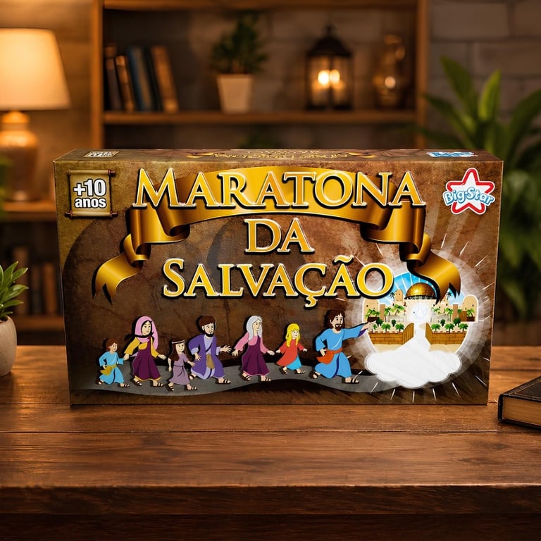 Jogo Educativo Bíblico Maratona Da Salvação Big Star