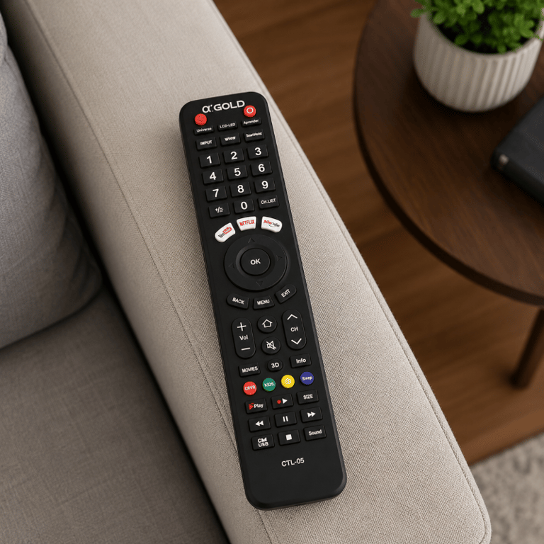 Controle Remoto Universal Smart Tv Compatível Com Diversas Marcas
