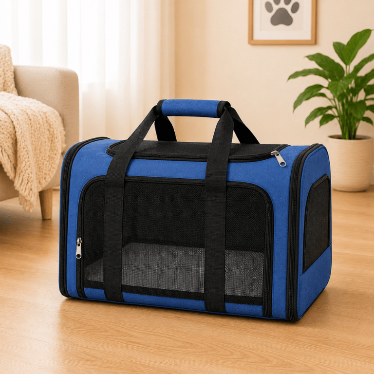 Bolsa Transporte Dobrável Para Cães E Gatos Com Alça