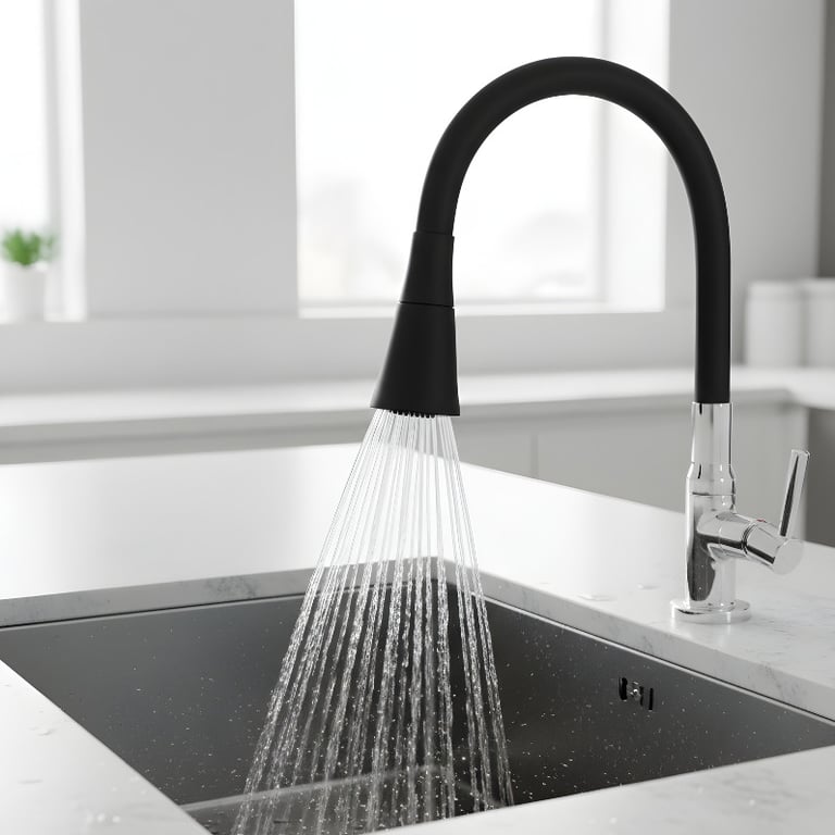 Torneira de Cozinha para Bancada  Flexível