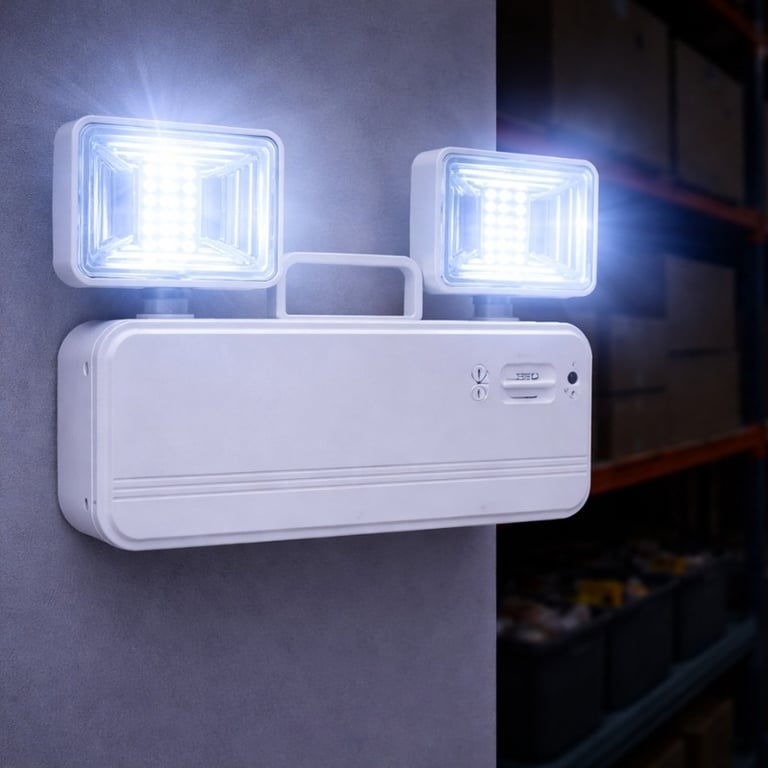 Luz de Emergência LED Branco 7500K