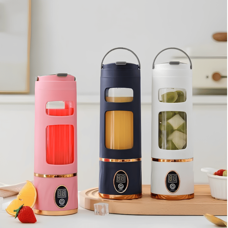 Mini Liquidificador Portátil Recarregável USB Para Sucos E Shakes