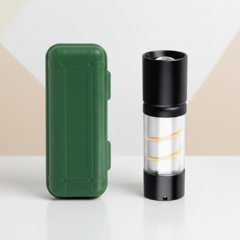 Lanterna Tática Compacta Led Usb Recarregável