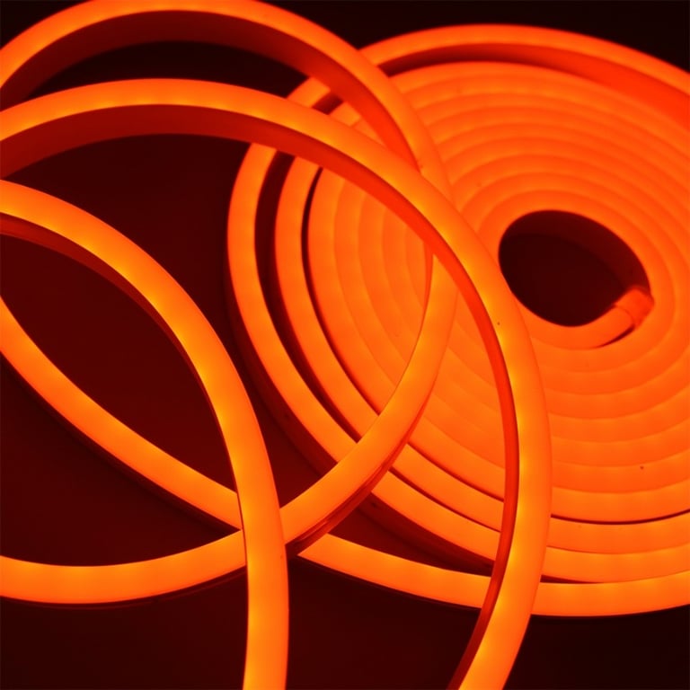 Fita Led Mangueira Laranja 5 Metros 