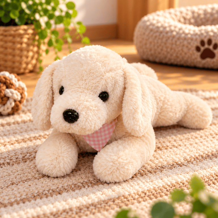 Poodle De Pelúcia Macio Para Pets