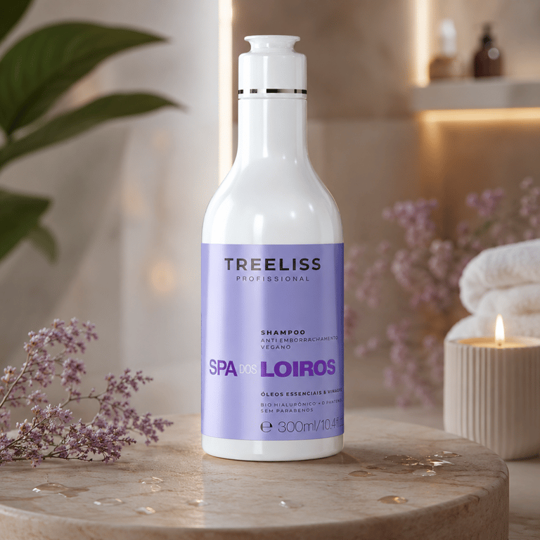 Shampoo Antiemborrachamento Spa dos Loiros Vegano Treeliss 300ml