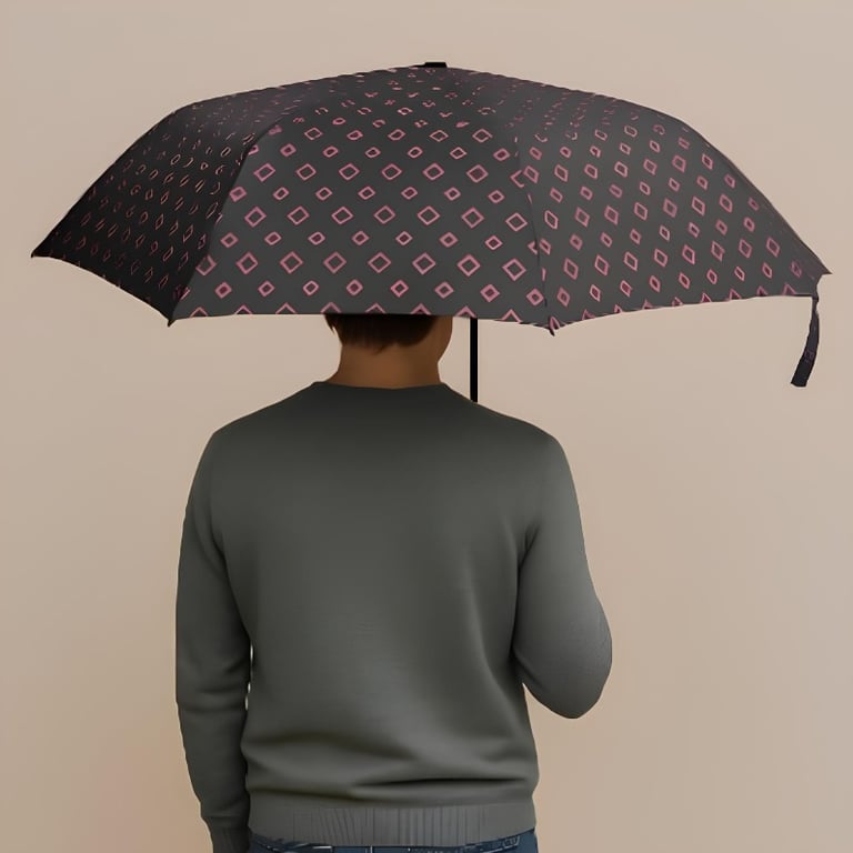 Guarda Chuva Compacto Resistente E Elegante
