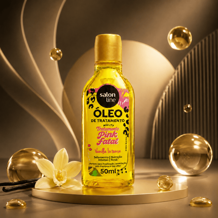 Óleo de Tratamento Multy Pink Fatal Vanilla Intense Salon Line 50ml