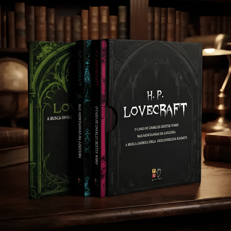  Box H.P Lovecraft  3 Clássicos O Caso De Charles Dexter Ward Nas Montanhas Da Loucura E A Busca Onírica...
