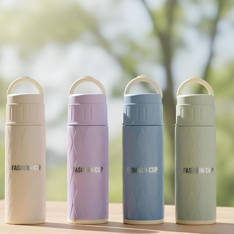 Garrafa Térmica Portátil Com Alça Conserva Temperatura Design Moderno