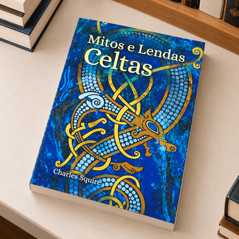 Livro Mitos e Lendas Celtas de Charles Squire com 303 Páginas Mitologia Deuses Heróis Lendas e Folclore Europeu