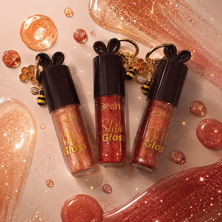 Lip Gloss Shine Com Chaveiro Abelha Ola Beauty