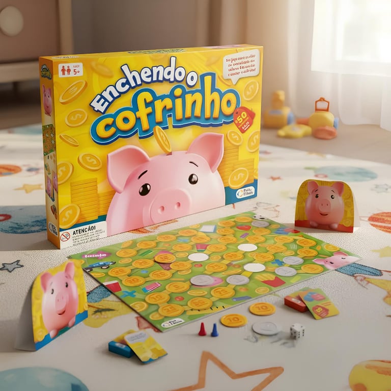 Jogo Enchendo O Cofrinho Pais E Filhos