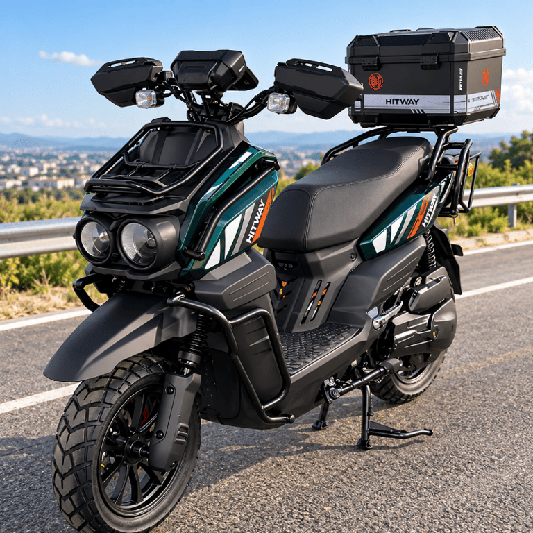GM11 Moto Hitway Tank 1000W 72V27Ah Bateria De Litio Autonomia 80 A 90 Km Peso Max Suportado 250Kg