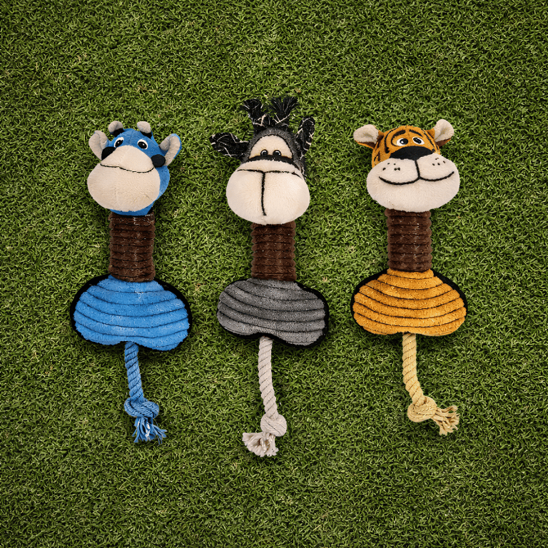 Brinquedo De Pelúcia Bichinhos Da Selva Com Som Para Cães