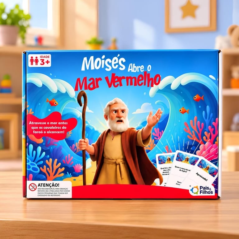 Jogo De Tabuleiro Moisés Abre O Mar Vermelho – Pais & Filhos