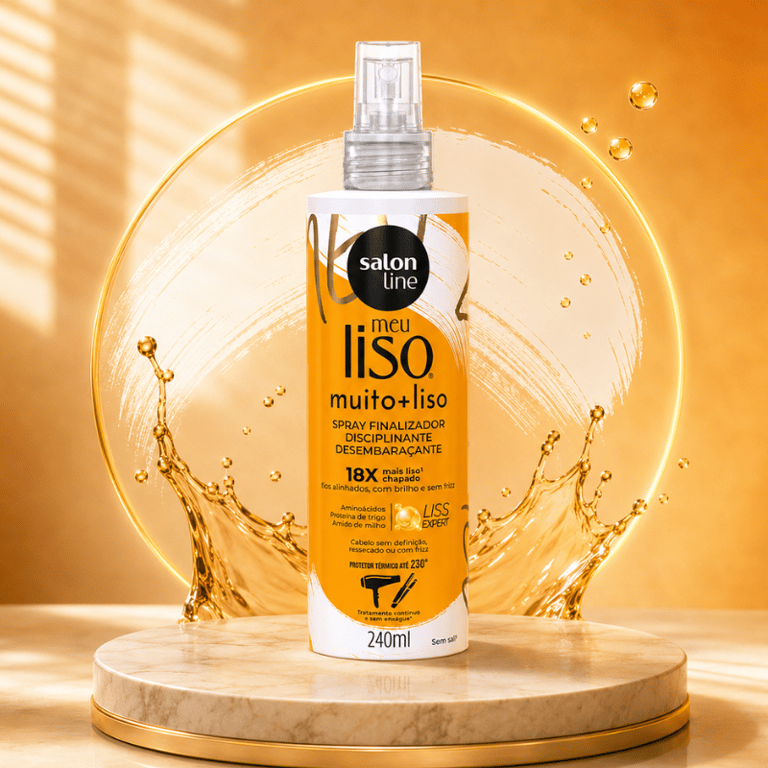 Spray Finalizador Meu Liso Muito + Liso Salon Line 240ml 
