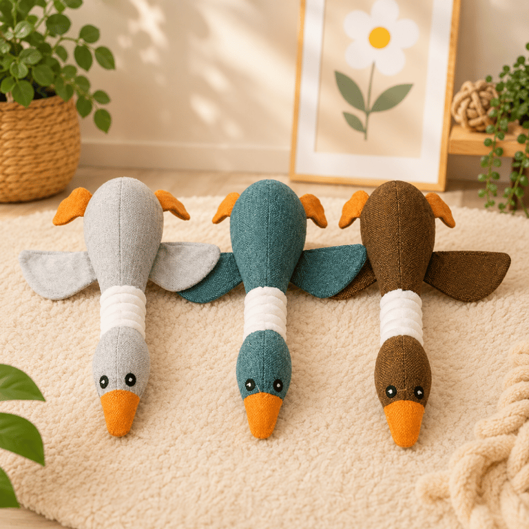 Brinquedo Pato De Pelúcia Para Pets
