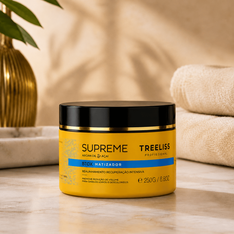  ﻿Alisamento Tratamento BTOX Matizador Realinhamento & Recuperação Intensiva Supreme Treeliss 250g