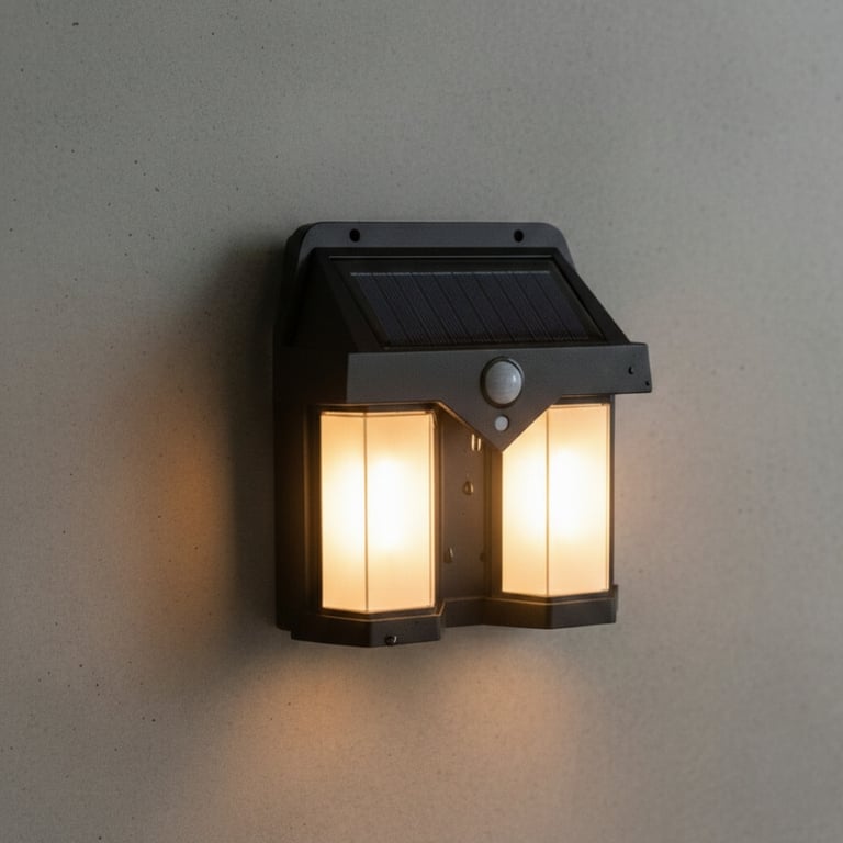 Lâmpada De Parede Solar Com Filamento De Tungstênio 