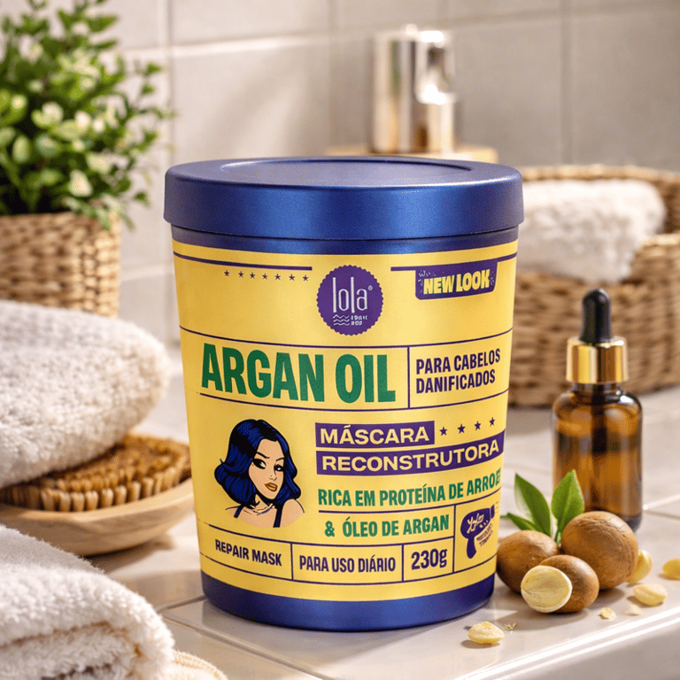 Máscara Reconstrutora Argan Oil Lola 230g