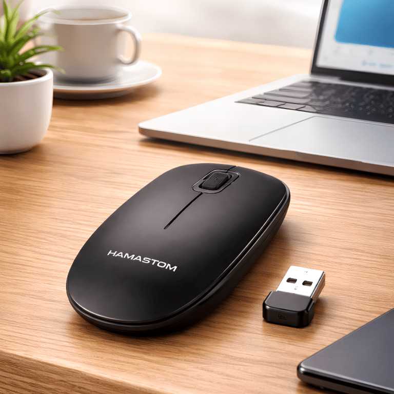 Mouse Sem Fio 2.4Ghz 1000Dpi Para Notebook PC 