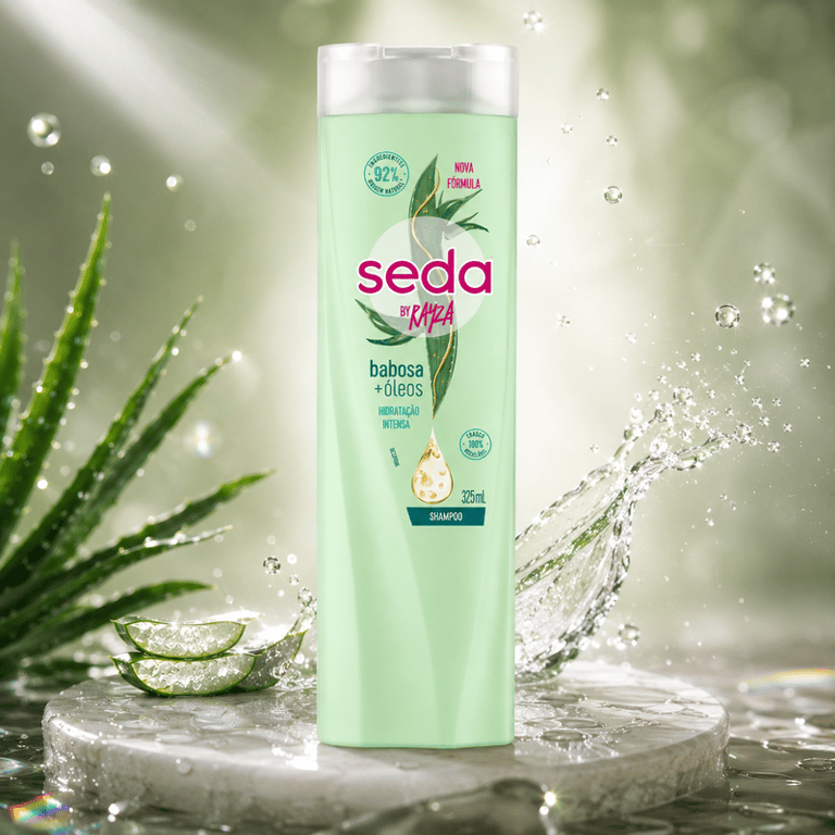 Shampoo Hidratação Intensa Babosa + Óleos By Rayza Seda 325ml