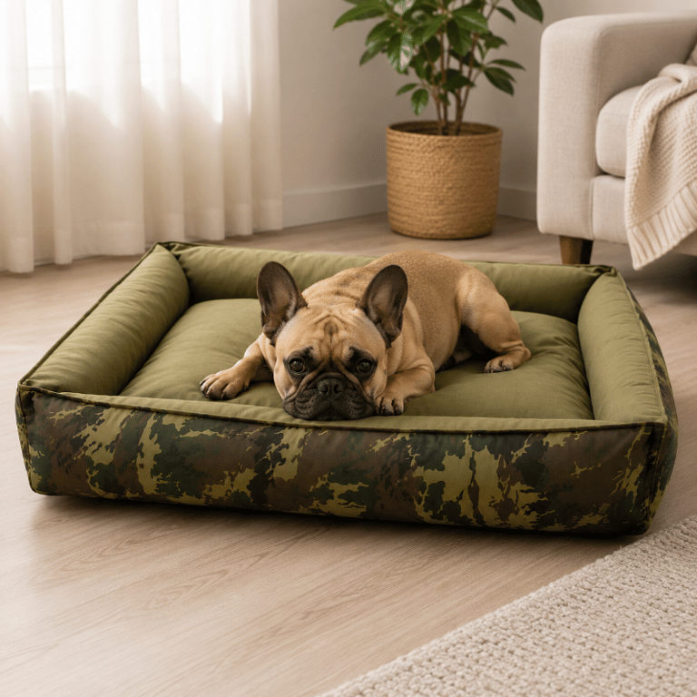 Cama Pet Big Camuflada Acolchoada Para Cães
