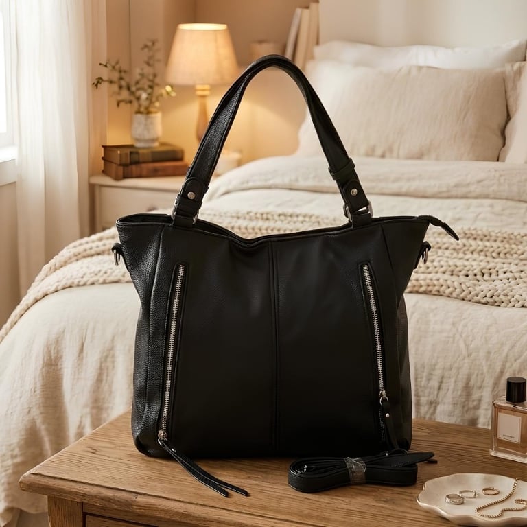 Bolsa Feminina Hobo Contemporânea De Textura Granulada