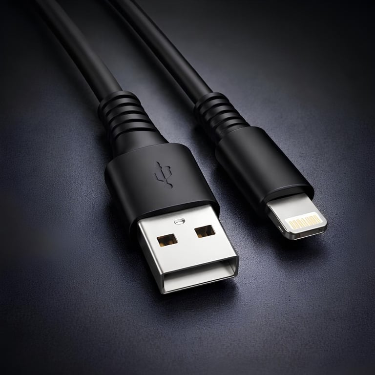 Cabo De Dados USB E Carregamento Rápido Para iOS 1 Metro
