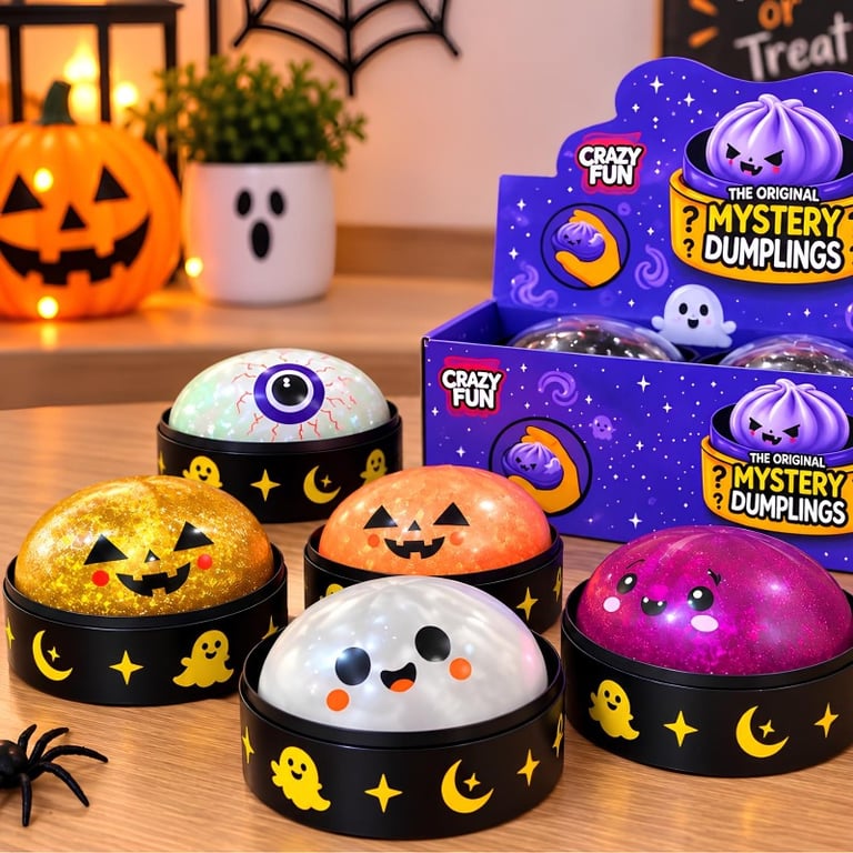 Squishy Dumpling Surpresa Fantasma - Brinquedo Antiestresse