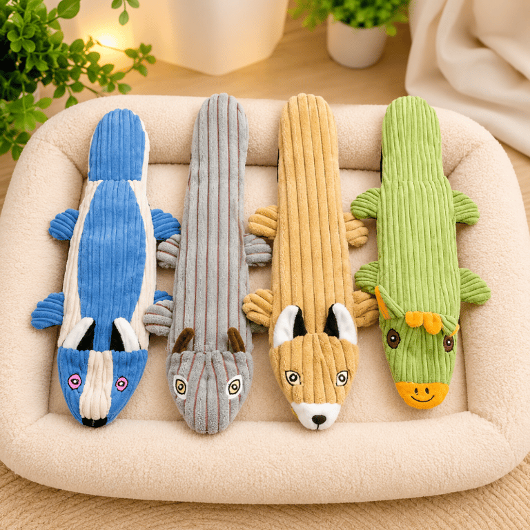 Brinquedo De Pelúcia Longo Para Cachorros Modelos Sortidos