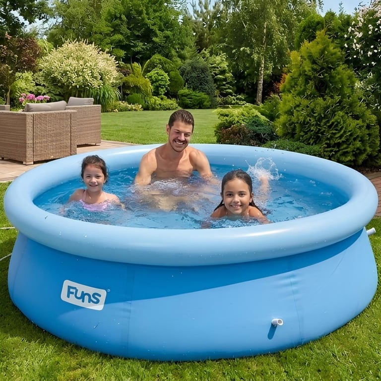 Piscina Inflável Funs 2490L Litros Diversão Em Família