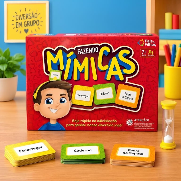 Jogo Fazendo Mímicas Pais E Filhos