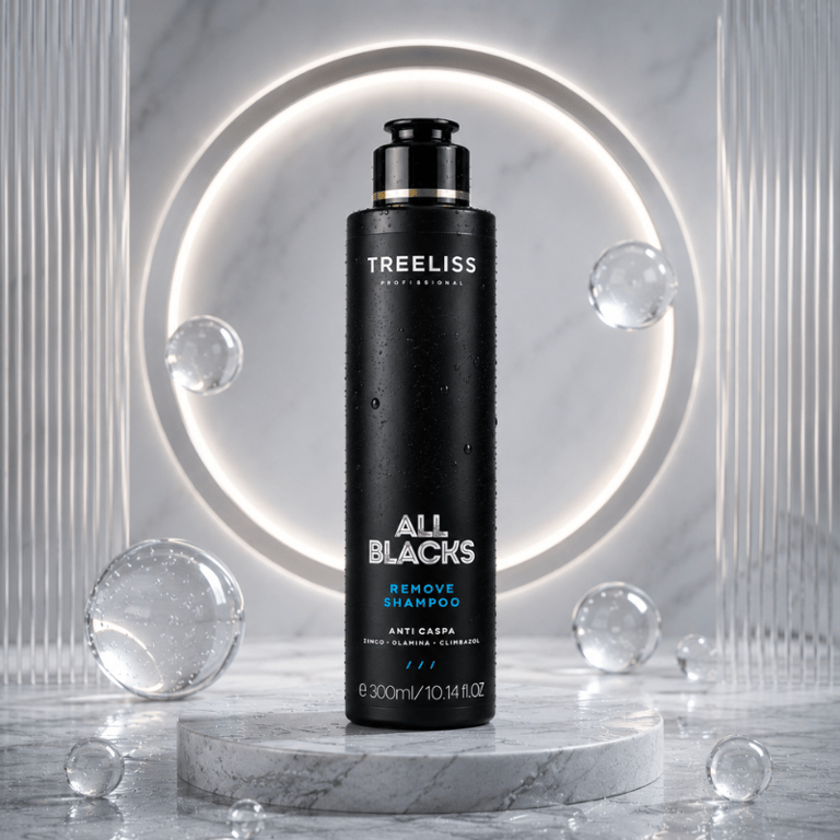 Shampoo Anticaspa e Oleosidade All Blacks Treeliss 300ml