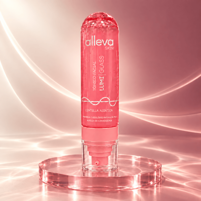 Tônico Facial Lumi Glass Centella Asiática Alleva Skin 100ml