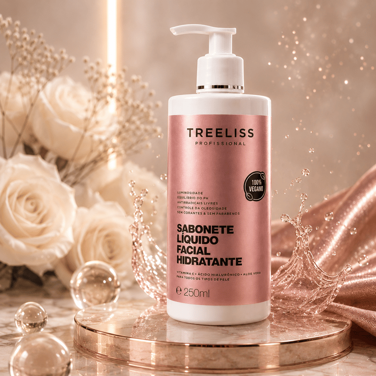 Sabonete Líquido Facial Hidratante Treeliss 250ml