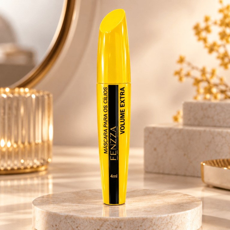 Mascara De Cílios Volume Extra Make Up Fenzza 4ml