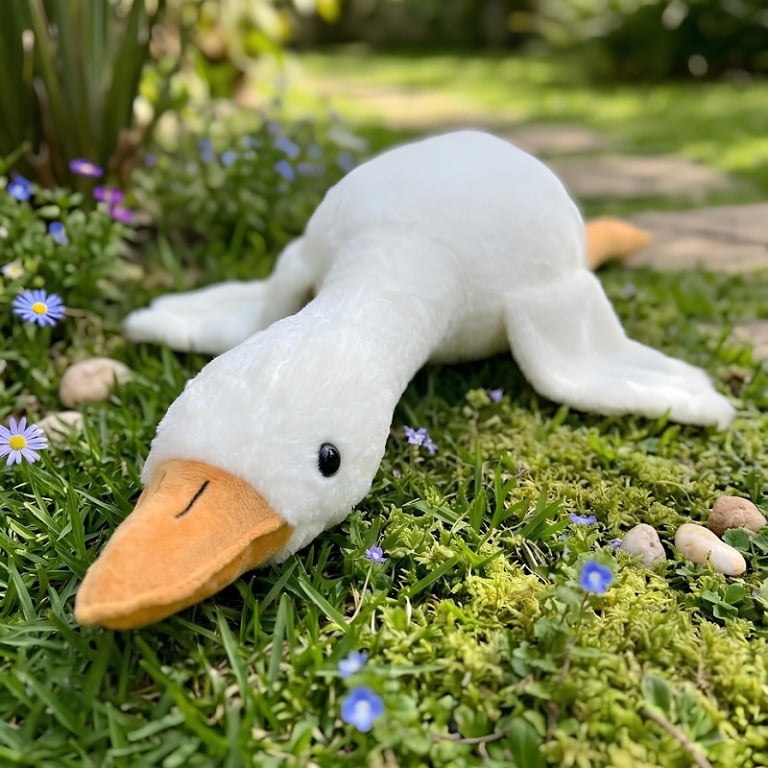 Ganso De Pelúcia Fofo Macio Gigante