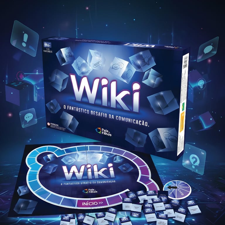 Jogo Wiki O Fantástico Desafio Da Comunicação Pais & Filhos
