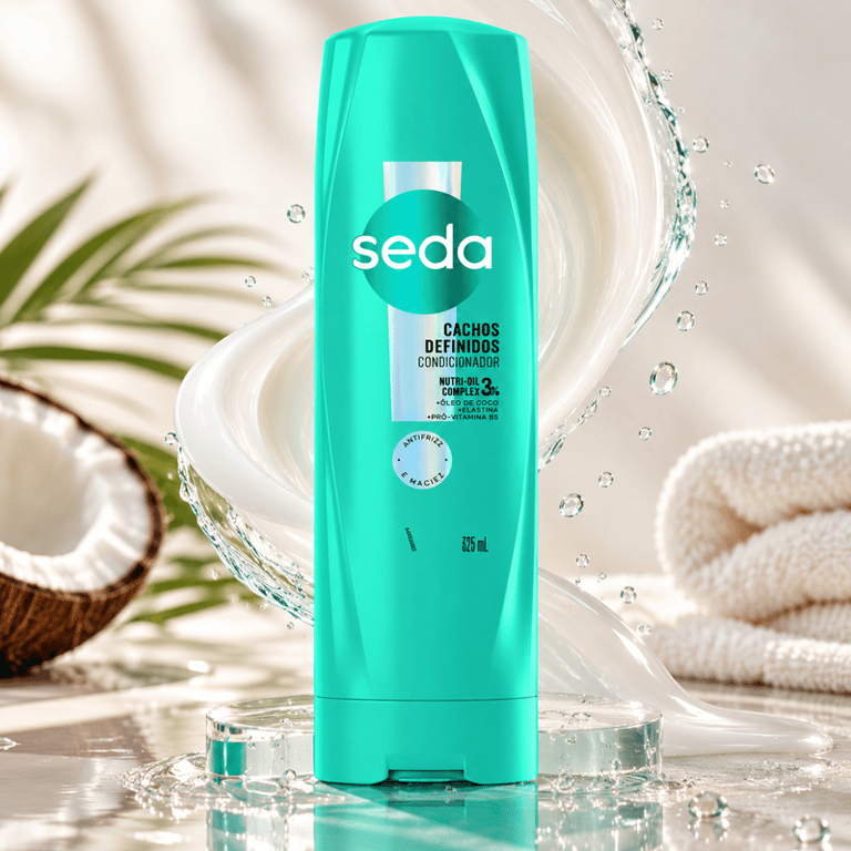 Condicionador Cachos Definidos 3% Nutri-Oil Complex Seda 325ml