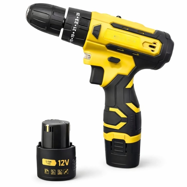 Kit Parafusadeira Sem Fio com Duas Baterias 12v